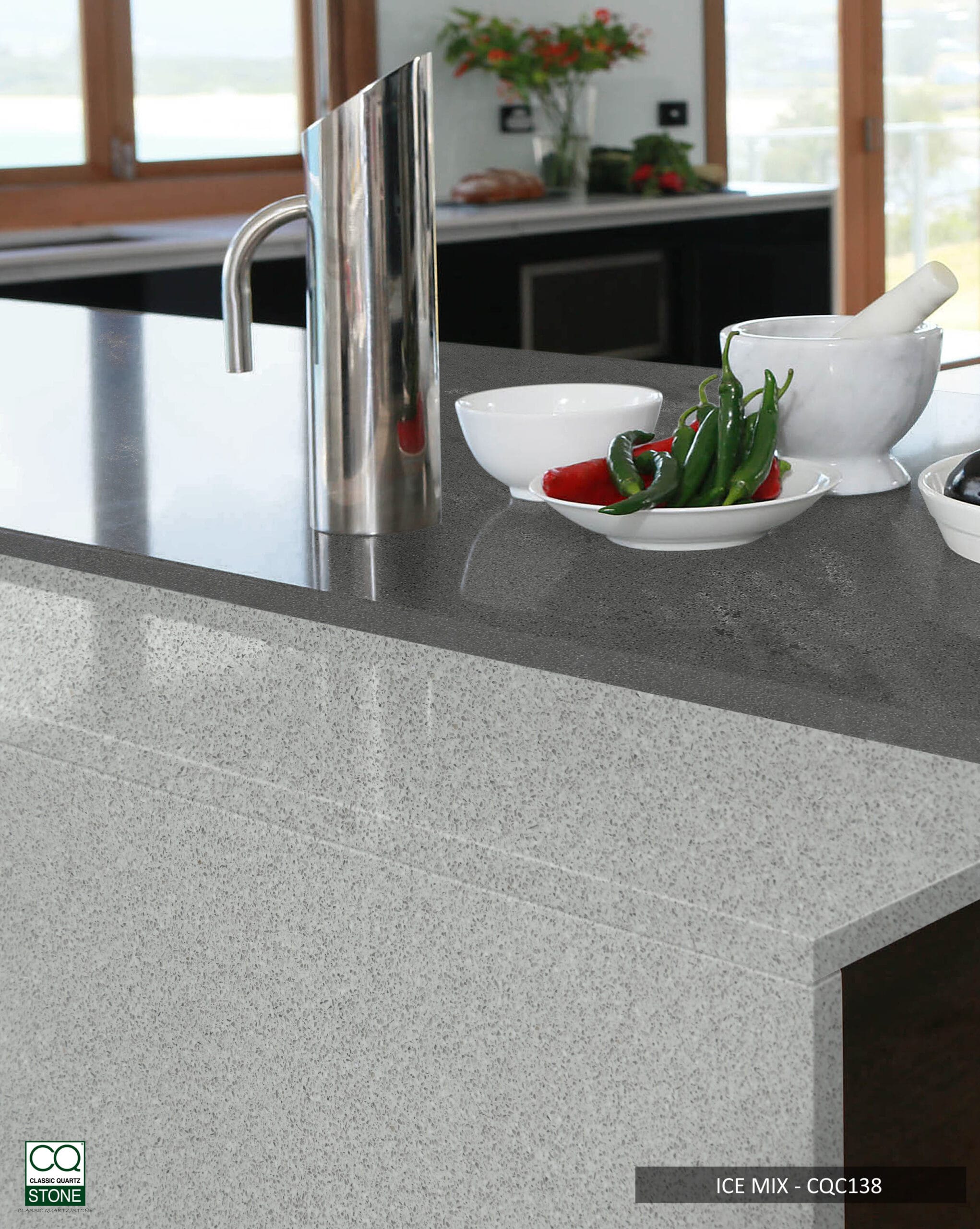 Ice Mix CQS Quartz Worktop by Classic Quartz Stone — image 3