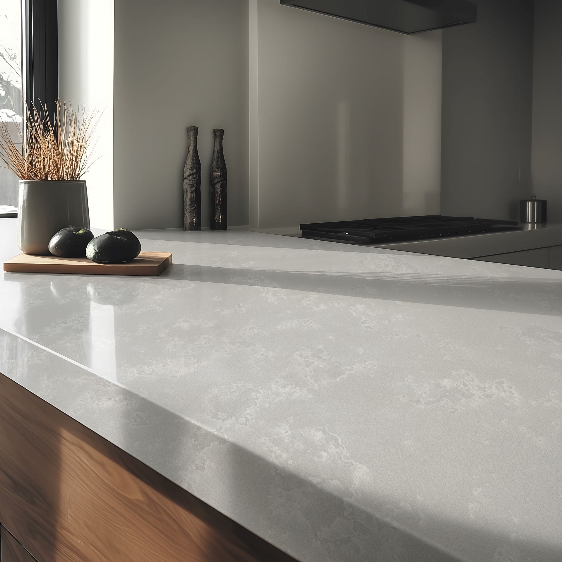 Island Grey CQS Quartz Worktop by Classic Quartz Stone — image 2