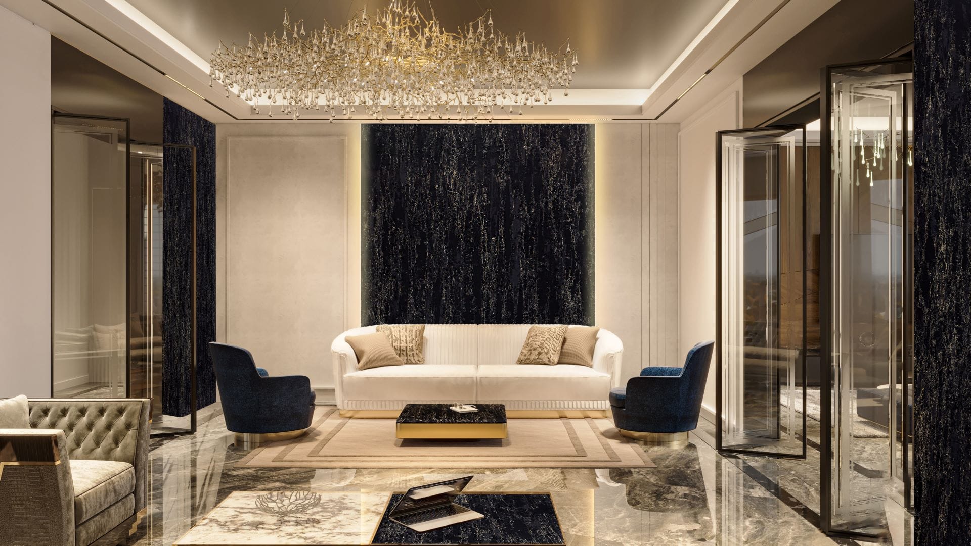 Novarion Gold L CQS Quartz Worktop by Classic Quartz Stone — image 2