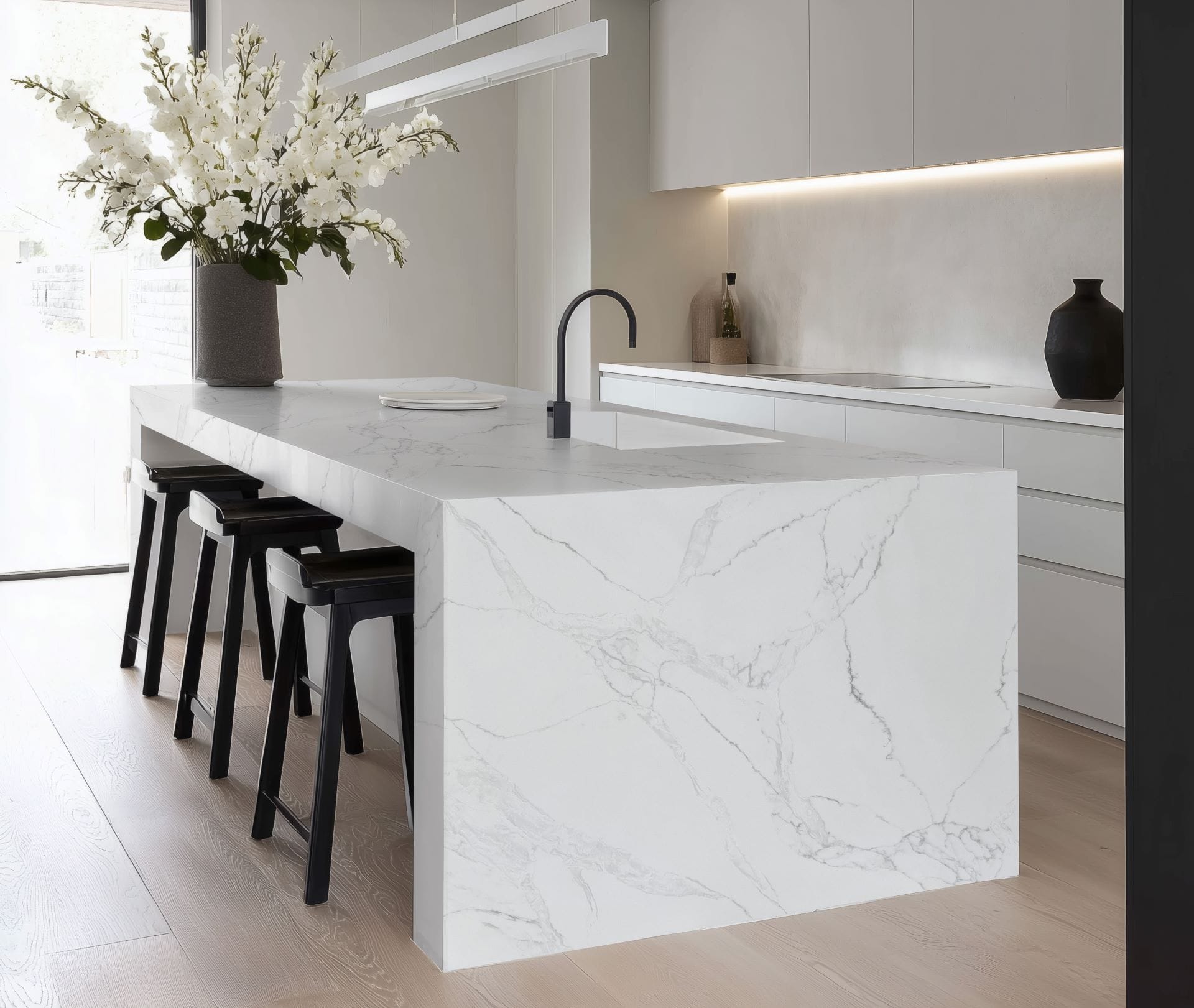 River Grey L CQS Quartz Worktop by Classic Quartz Stone — image 2