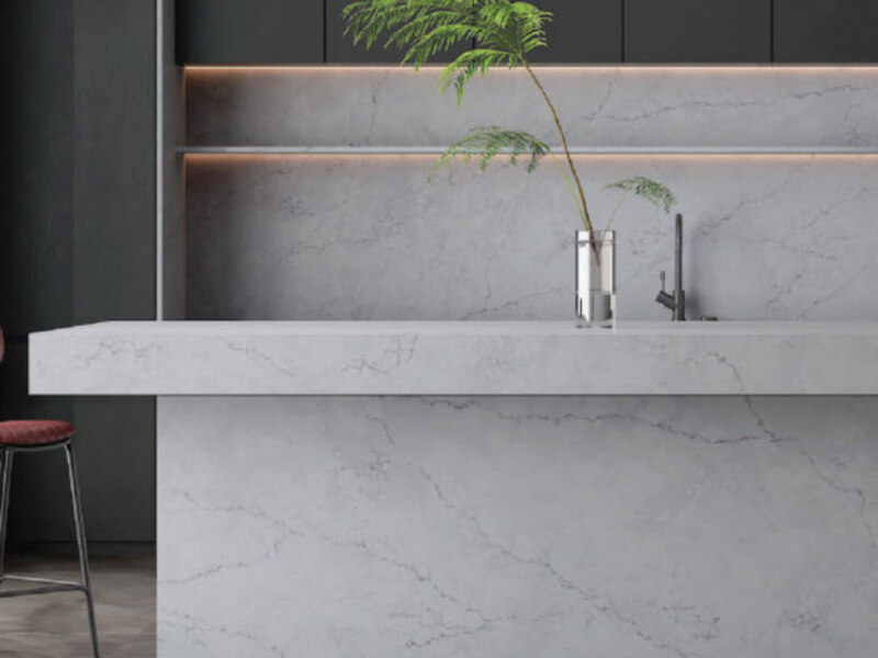 Skiron CQS Grey Quartz Worktop by Classic Quartz Stone — image 2