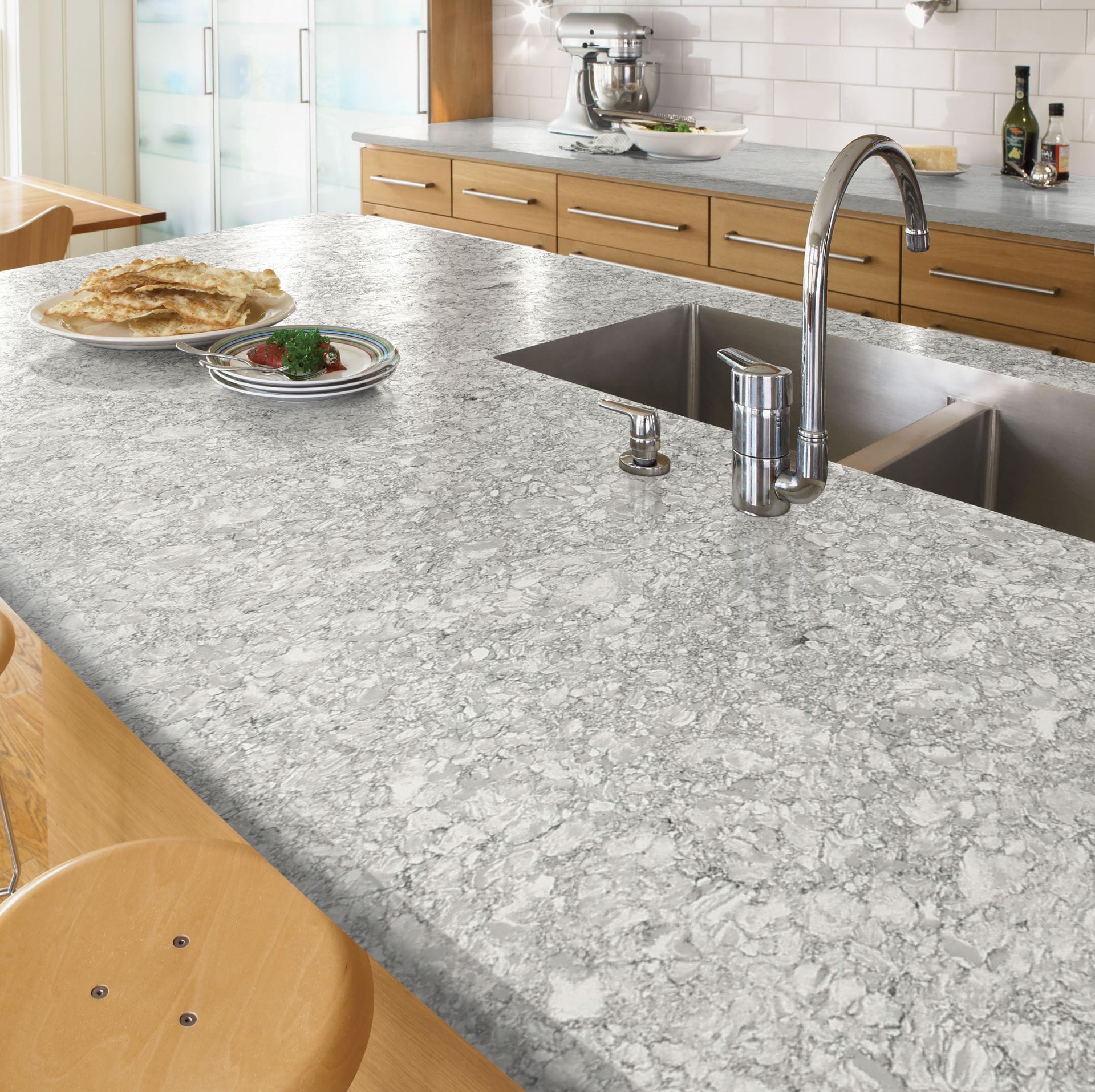 Tahiti CQS Brown Quartz Worktop by Classic Quartz Stone — image 2