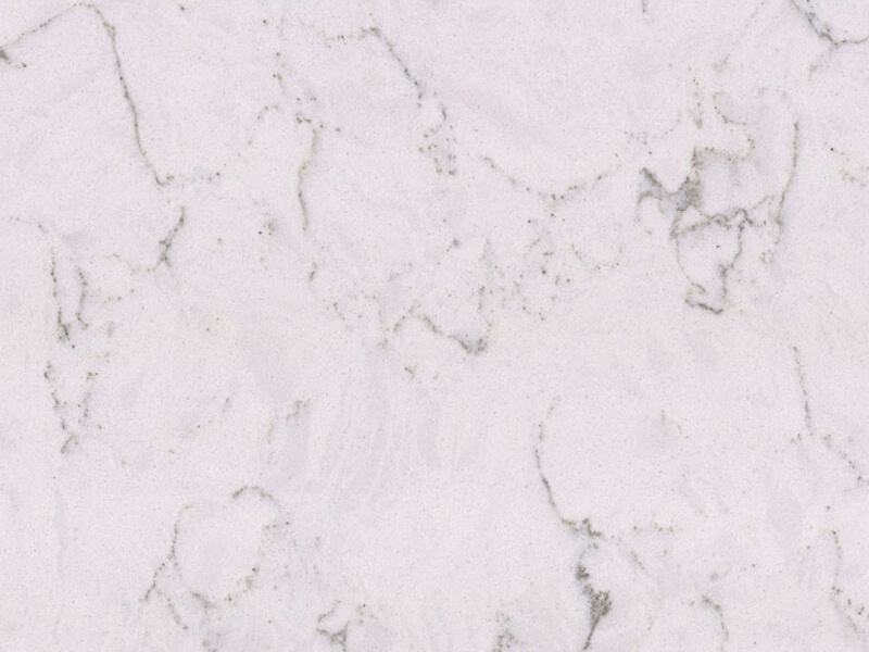 Tiara White CQS Grey, White Quartz Worktop by Classic Quartz Stone — image 2