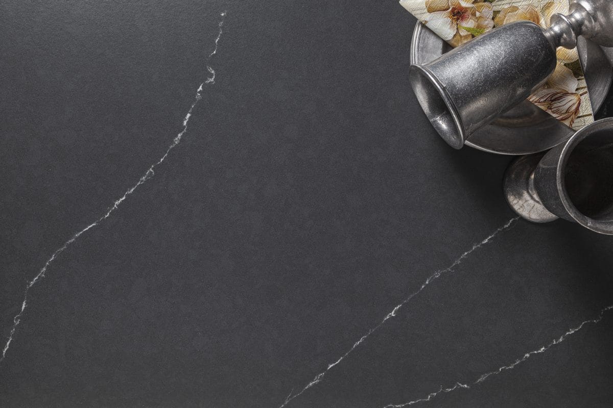 Zenit CQS Grey, White Quartz Worktop by Classic Quartz Stone — image 3