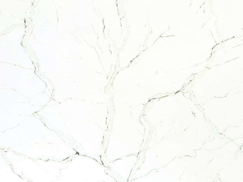 Compac Unique Statuario Gold White Quartz Worktop by Compac