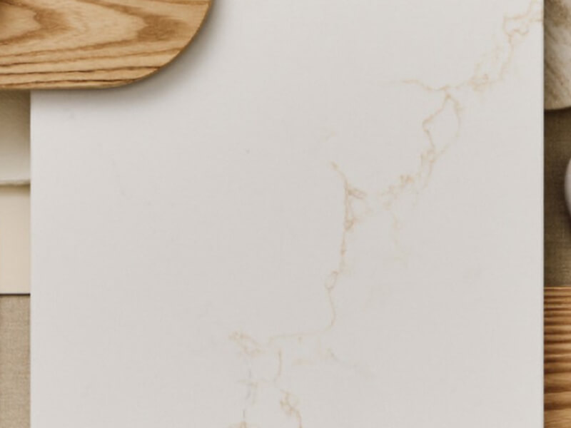 Amber White Quartz Worktop by Fugenstone — image 2