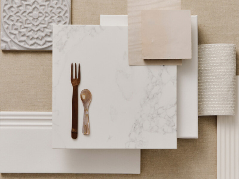 Arabescato White Quartz Worktop by Fugenstone — image 2