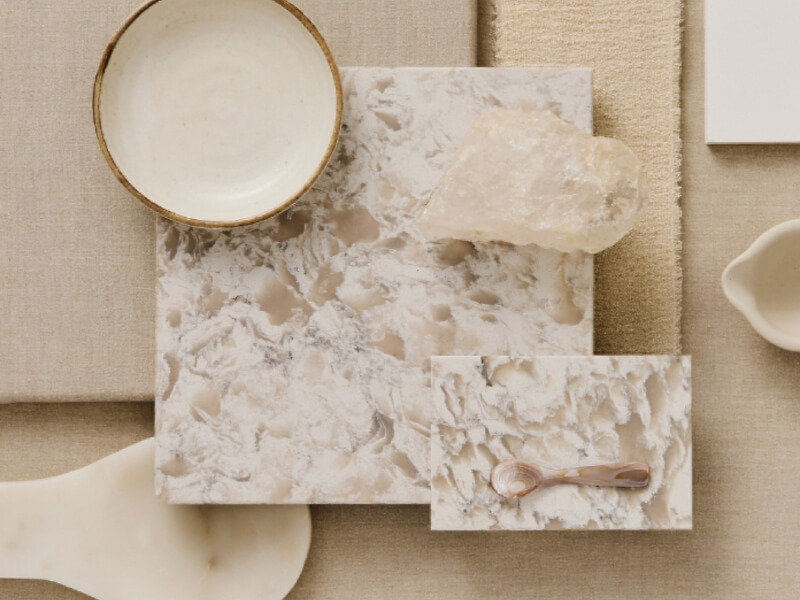 Euphrates Brown, Cream Quartz Worktop by Fugenstone — image 2