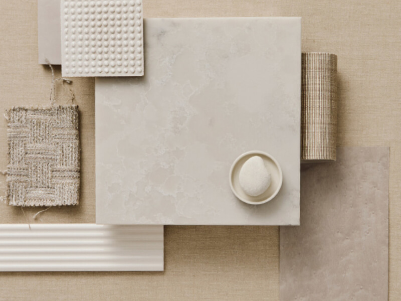 Jasper Grey, White Quartz Worktop by Fugenstone — image 2