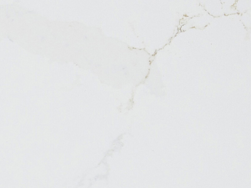 Tuscany White Quartz Worktop by Fugenstone