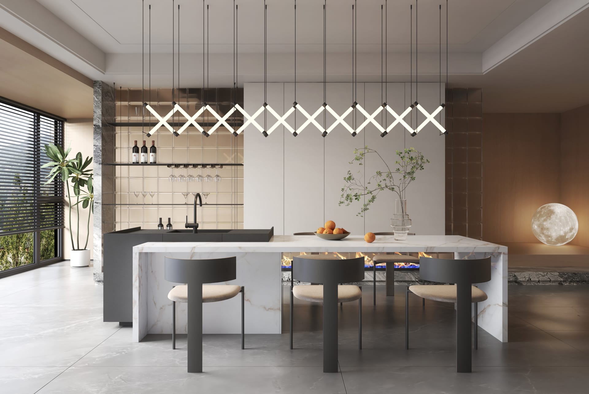 Arabscato HS White Quartz Worktop by Horizon Stone — image 3