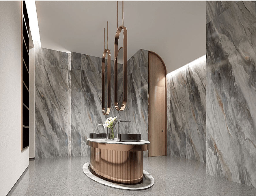 Blue Fusion HS Blue Quartz Worktop by Horizon Stone — image 3