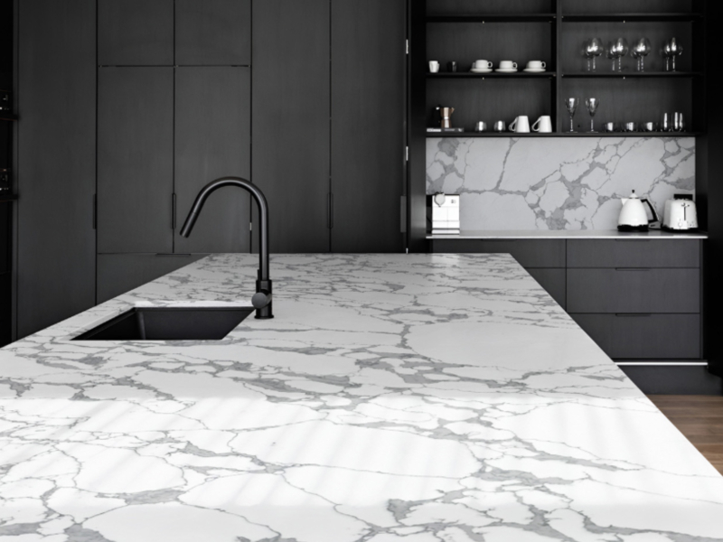 Frozen HS White Quartz Worktop by Horizon Stone — image 2
