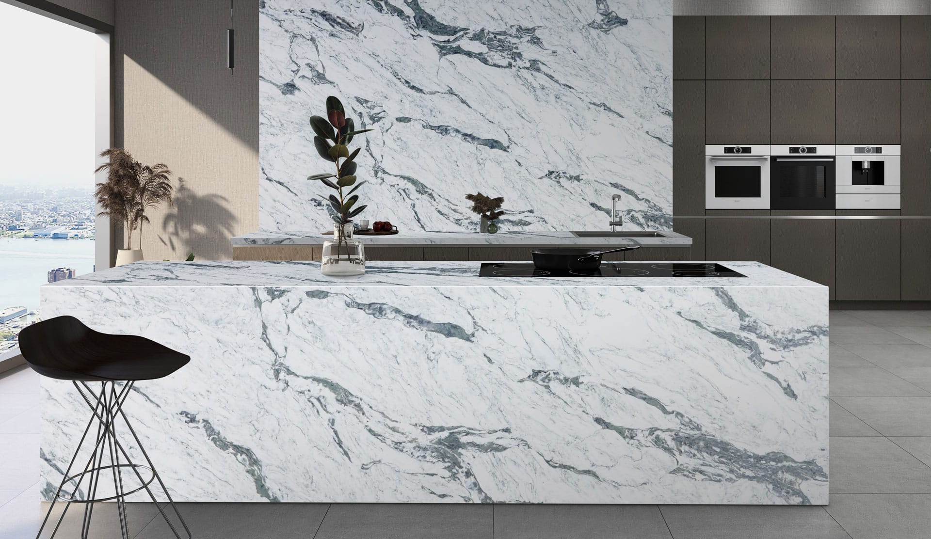 Monsanto HS White Quartz Worktop by Horizon Stone — image 2