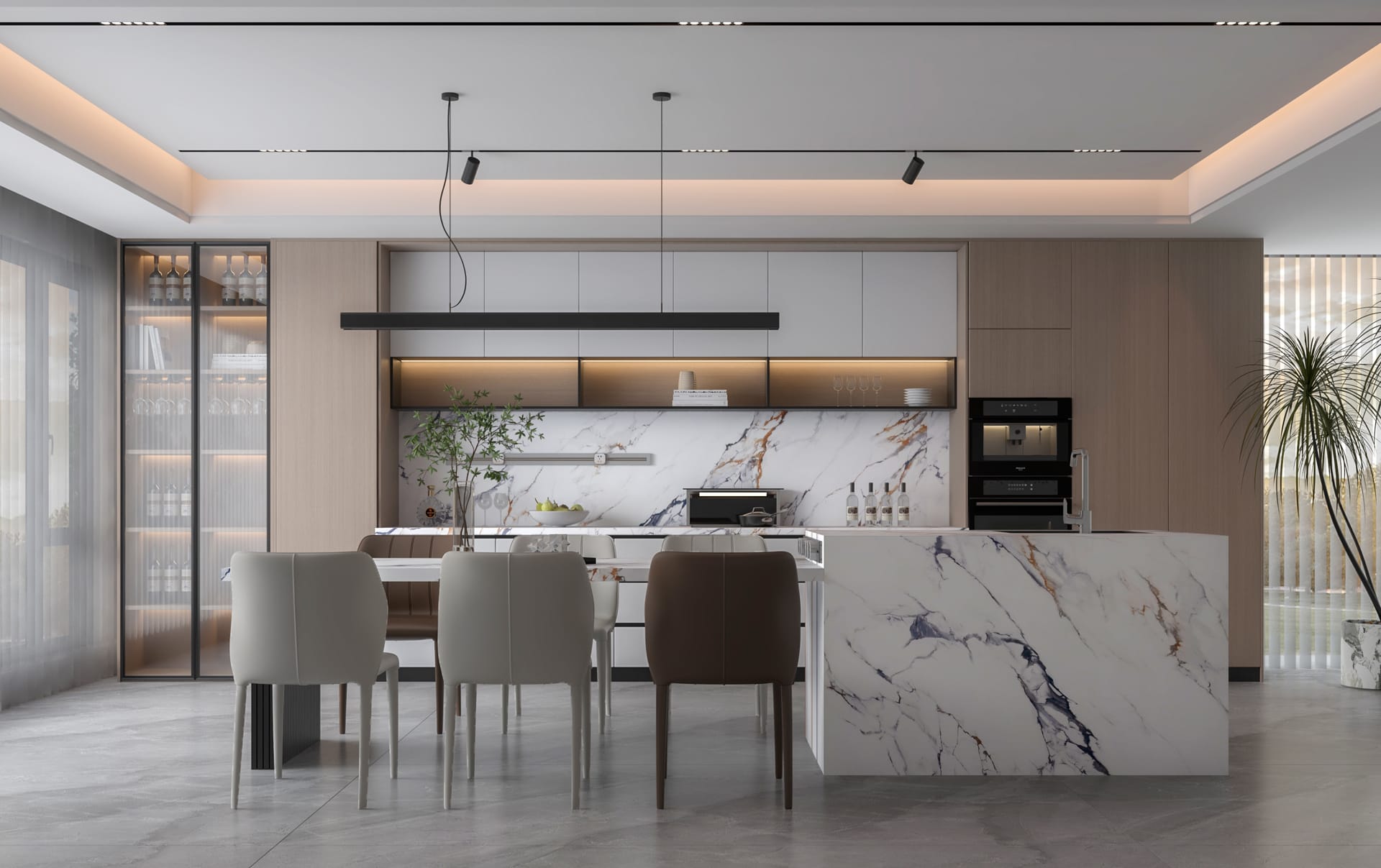 Sapphire Gold HS White Quartz Worktop by Horizon Stone — image 3