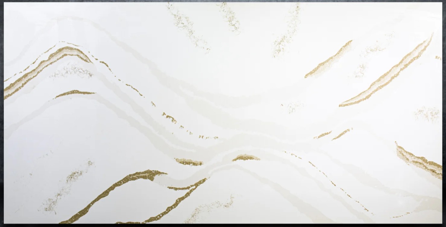 Brittanicca Gold Cream Quartz Worktop by Modern Quartz Stone — image 3
