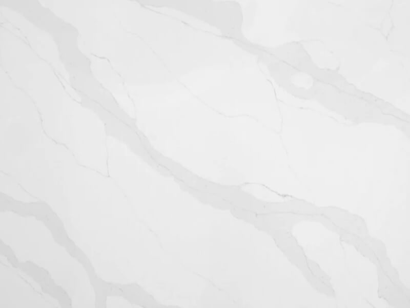 Calacatta Gold Leathered White Quartz Worktop by Modern Quartz Stone — image 2