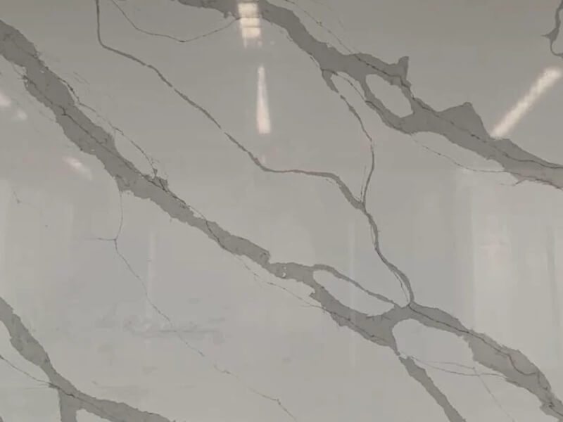 Calacatta Gris Grey Quartz Worktop by Modern Quartz Stone