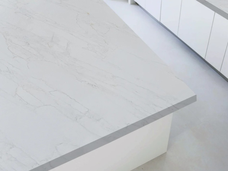 Calacatta Imperial Gold Grey Quartz Worktop by Modern Quartz Stone — image 2
