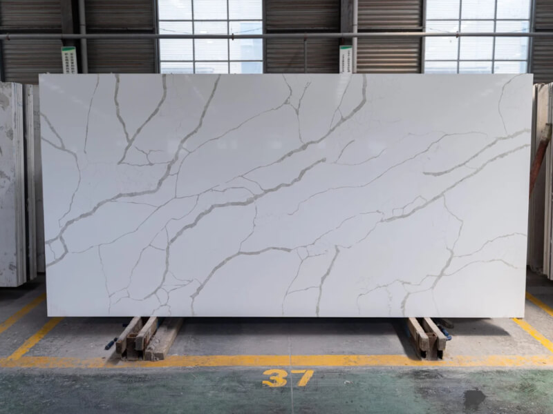 Calacatta Protofinio White Quartz Worktop by Modern Quartz Stone — image 2