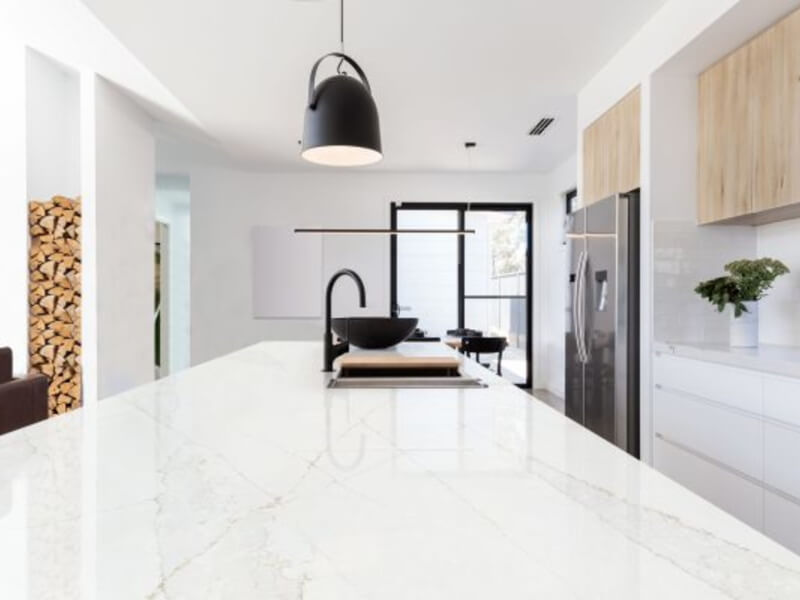 Calacatta Royal White Quartz Worktop by Modern Quartz Stone — image 2