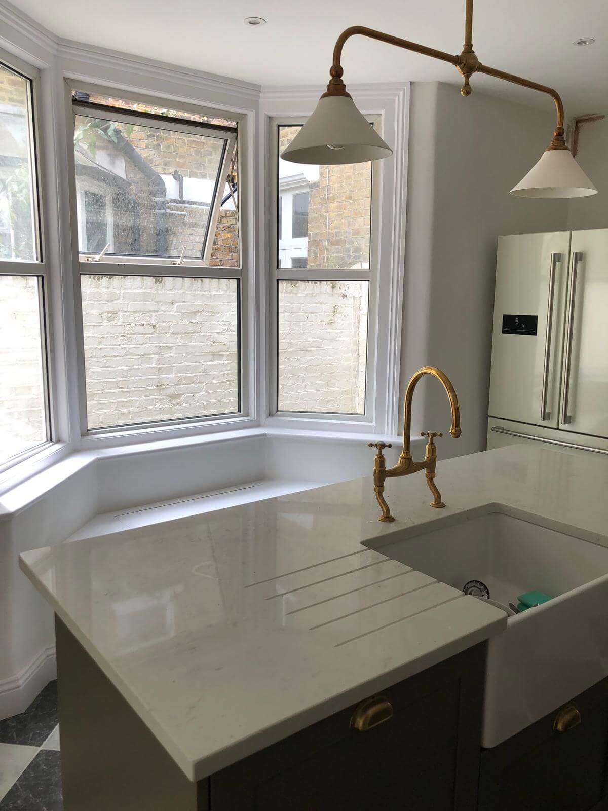 Carrara Massa White Quartz Worktop by Modern Quartz Stone — image 3