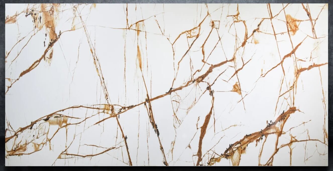 Dream Gold Gold, White Quartz Worktop by Modern Quartz Stone — image 3