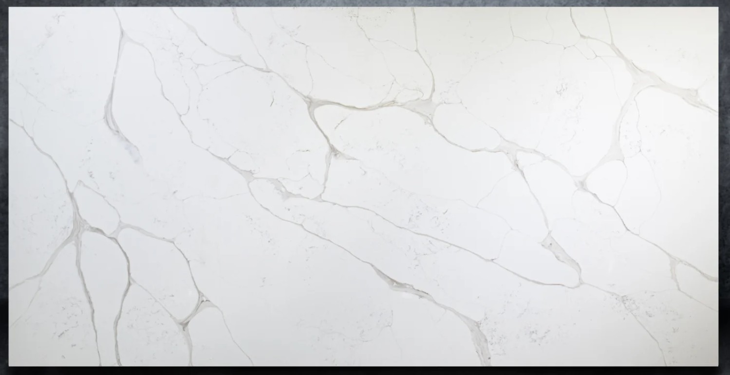 Emerald Gold White Quartz Worktop by Modern Quartz Stone — image 3