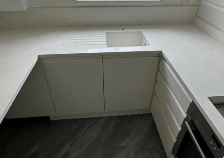 Ibiza White Quartz Worktop by Modern Quartz Stone — image 4