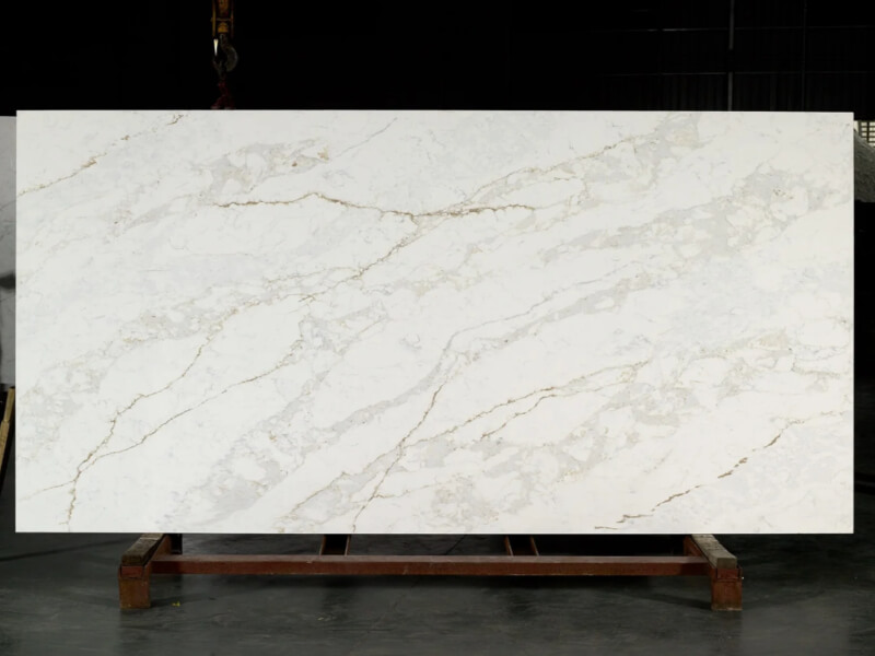 Miami Gold White Quartz Worktop by Modern Quartz Stone — image 2