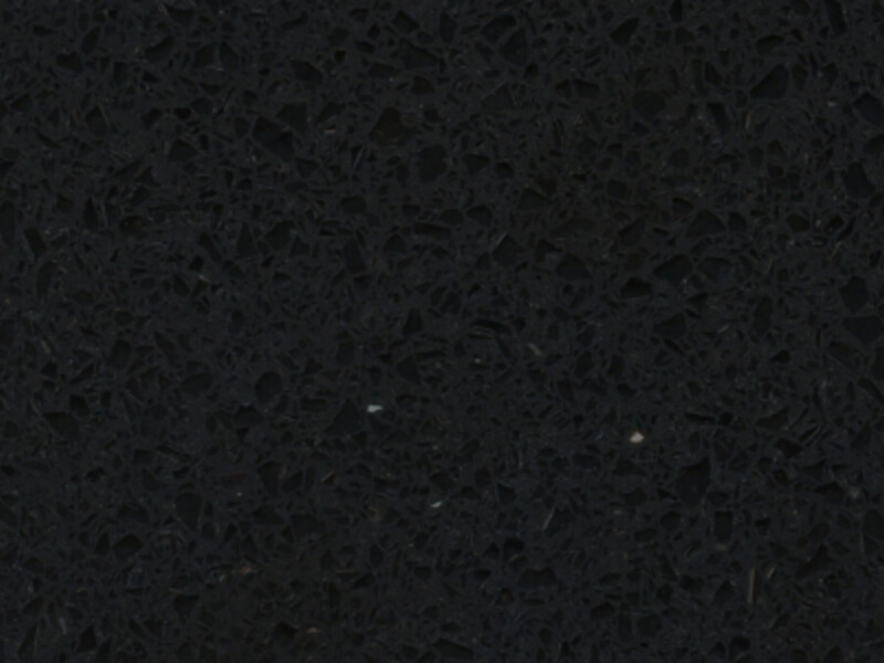 Stellar Noir Black Quartz Worktop by Modern Quartz Stone — image 2