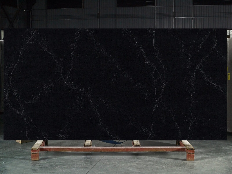 Urban Black Black Quartz Worktop by Modern Quartz Stone — image 2
