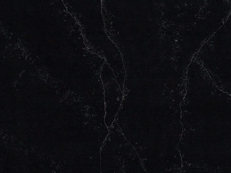 Urban Black Black Quartz Worktop by Modern Quartz Stone — image 1