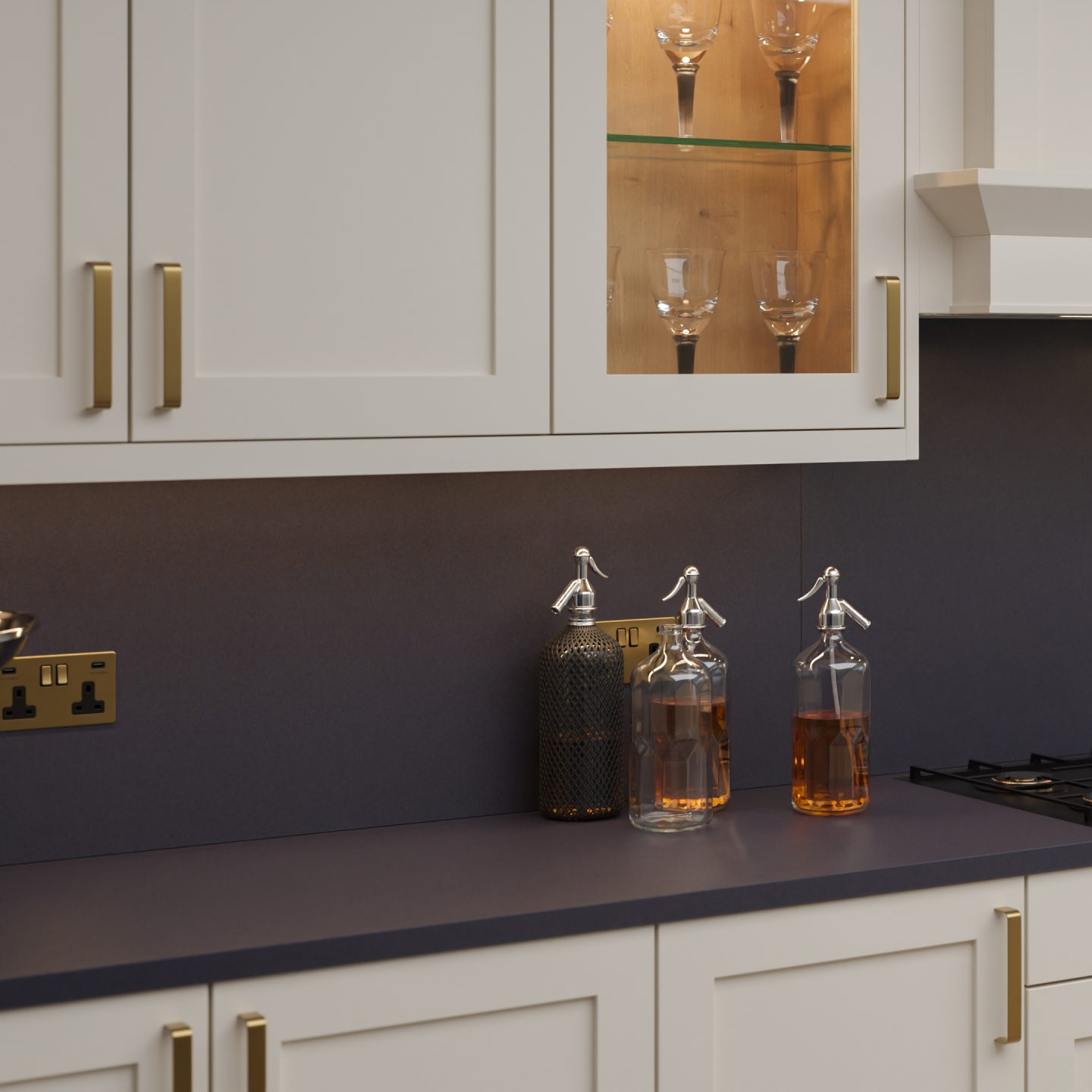 Dark Grey Grey Quartz Worktop by Palmyra Stones — image 2