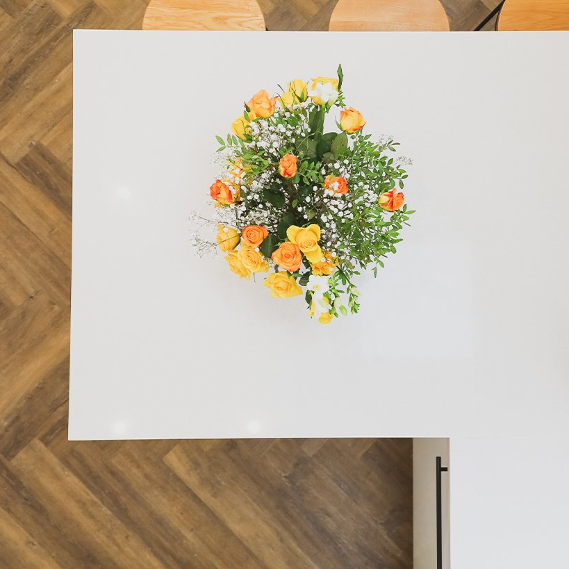 Snow White White Quartz Worktop by Palmyra Stones — image 2