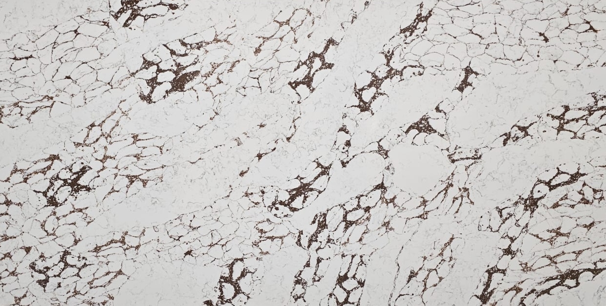 Arabescato Viola White Quartz Worktop by Quartz City — image 3