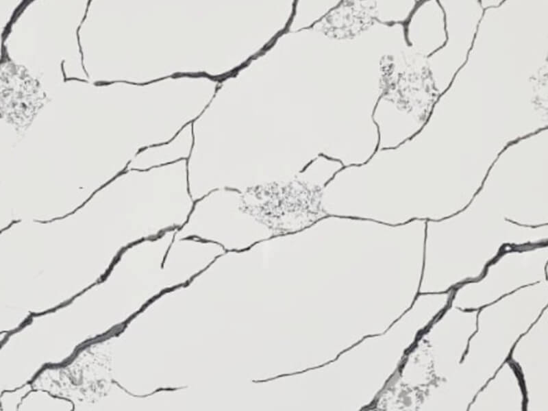 Calacatta Black White Quartz Worktop by Quartz City