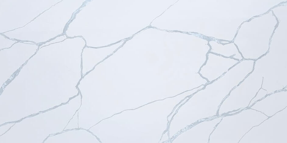 Calacatta Grey White Quartz Worktop by Quartz City — image 3