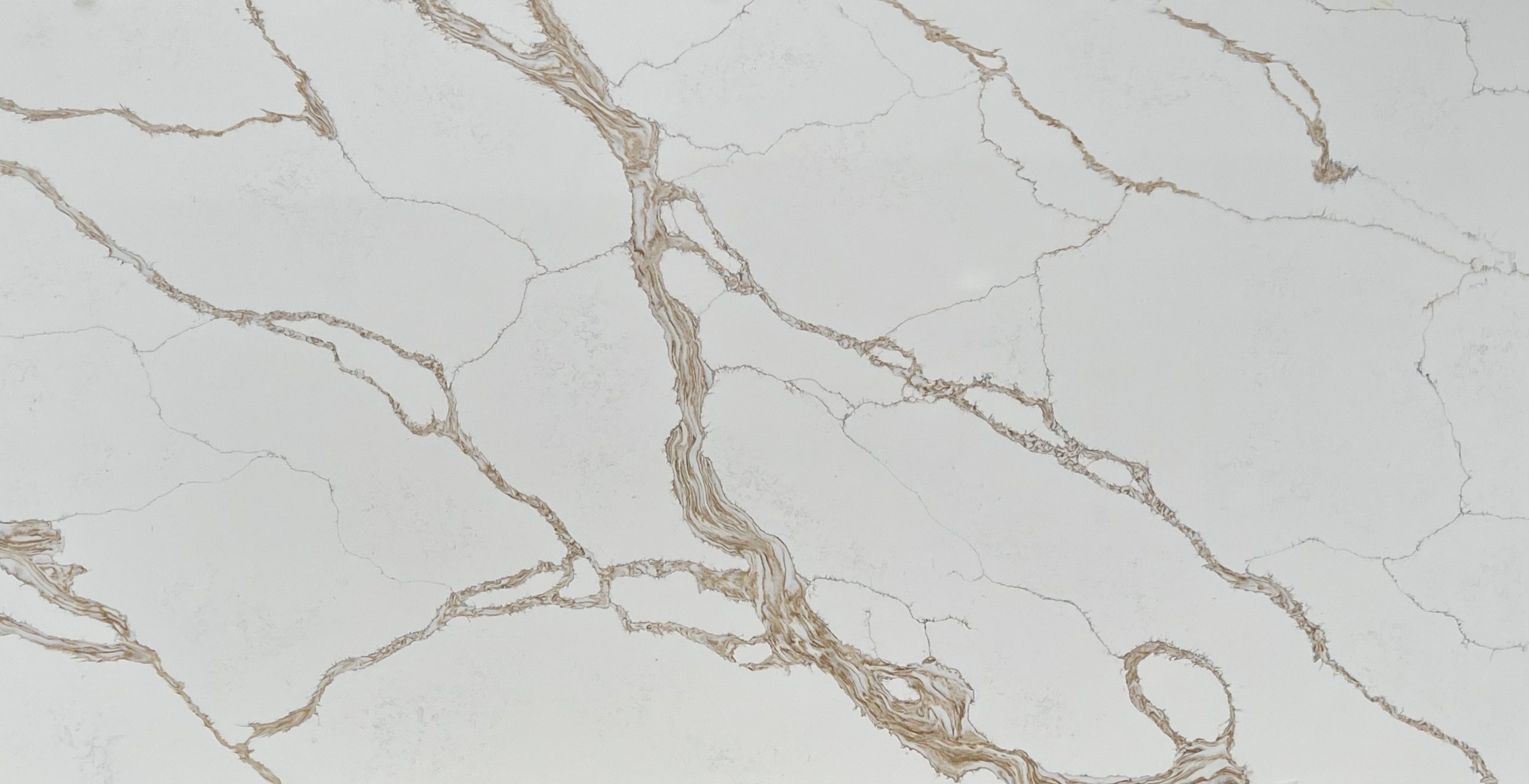 Calacatta Oro QC White Quartz Worktop by Quartz City — image 3