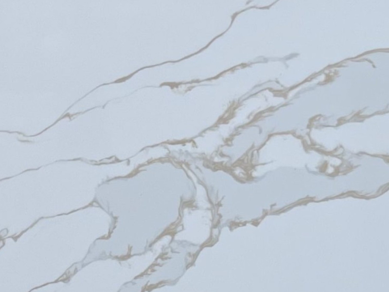 Spring Delight White Quartz Worktop by Quartz City — image 2