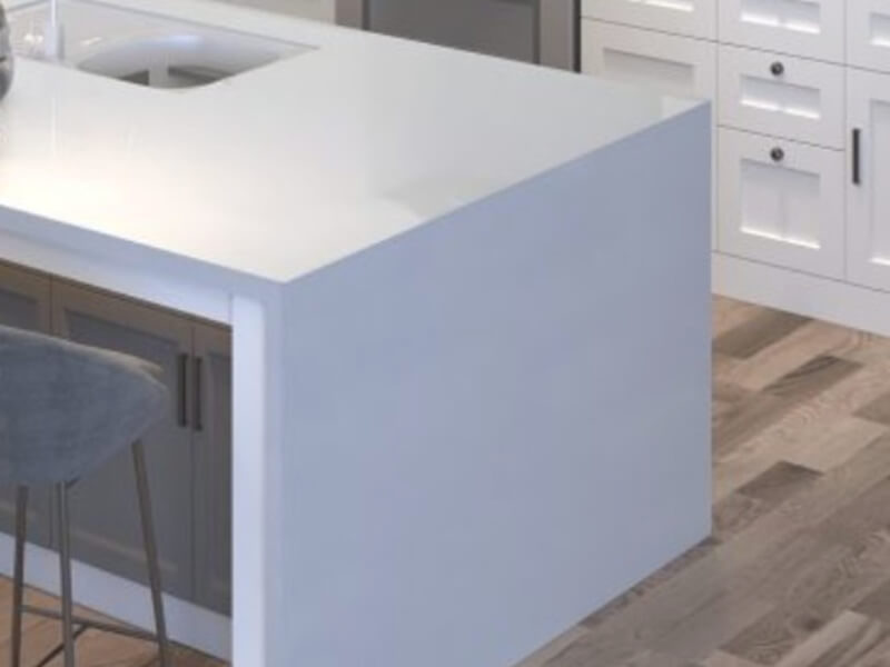 Super White QC White Quartz Worktop by Quartz City — image 2
