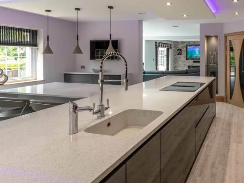 Silestone Blanco Norte White Quartz Worktop by Silestone — image 2