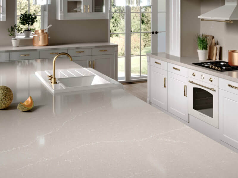 Silestone Desert Silver Grey Quartz Worktop by Silestone — image 2
