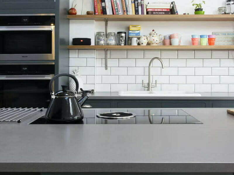 Silestone Gris Expo Grey Quartz Worktop by Silestone — image 2