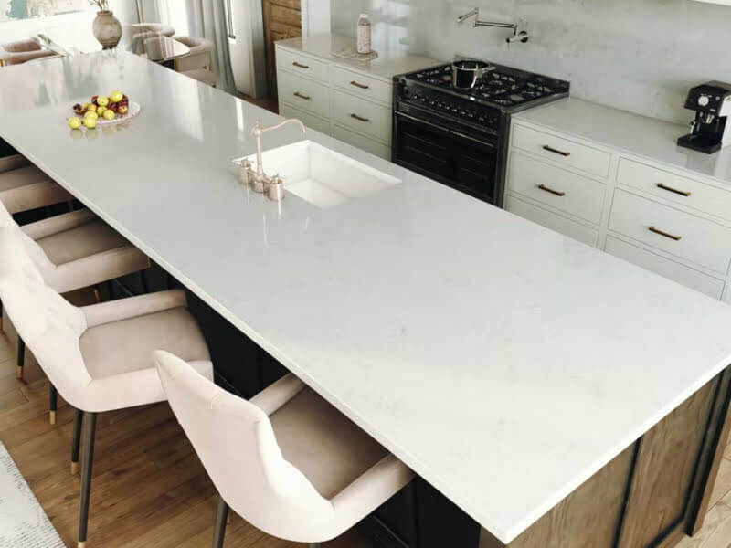Silestone Halcyon White Quartz Worktop by Silestone — image 2
