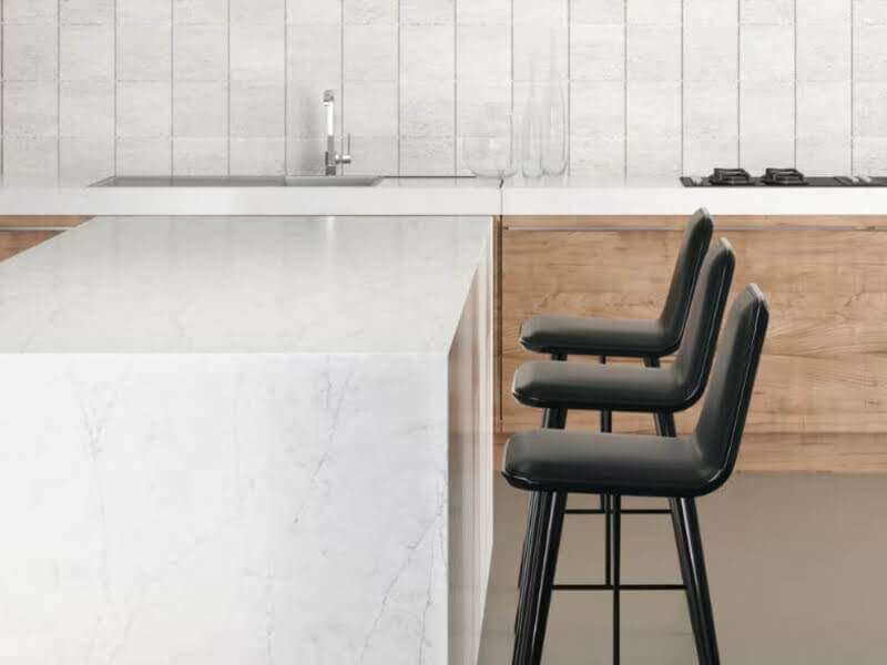 Silestone Pearl Jasmine White Quartz Worktop by Silestone — image 2