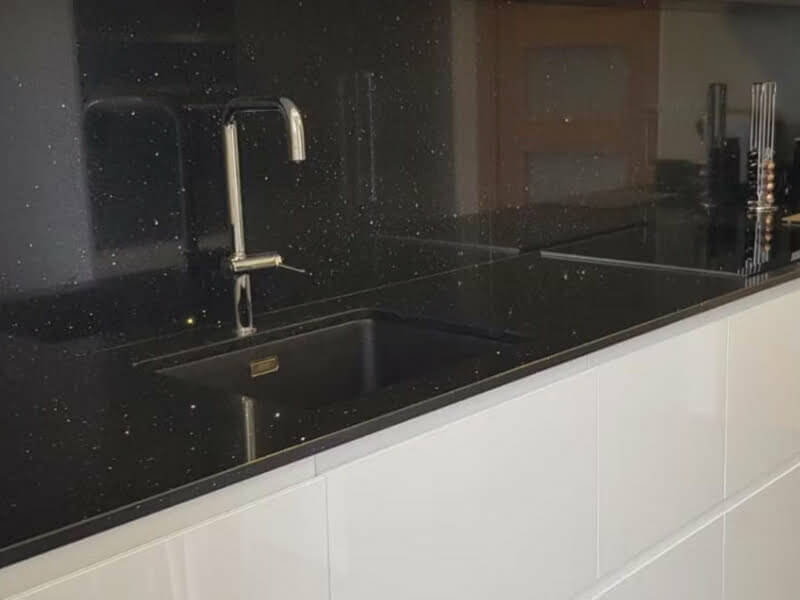 Silestone Stellar Night Black Quartz Worktop by Silestone — image 2