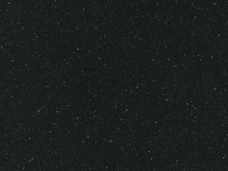 Silestone Tebas Black Black Quartz Worktop by Silestone