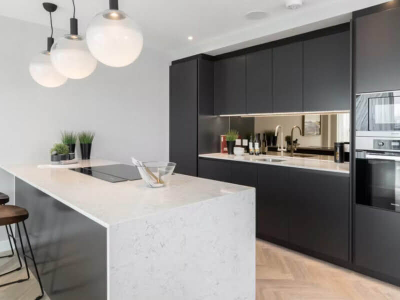 Silestone White Arabesque White Quartz Worktop by Silestone — image 2