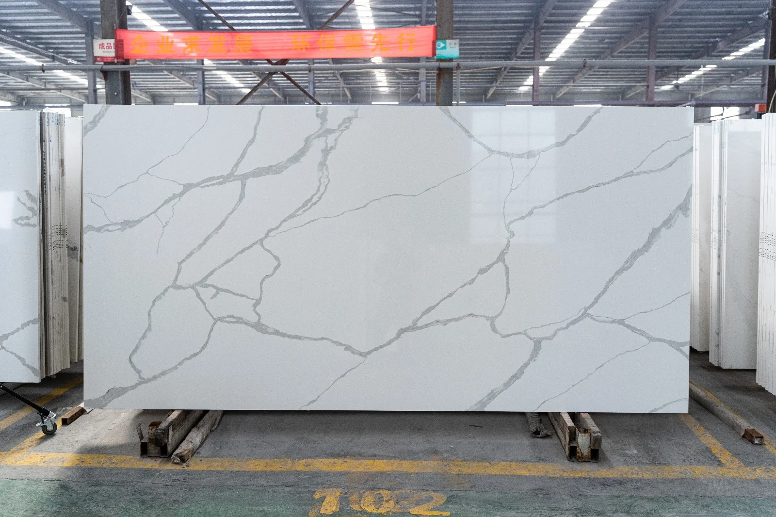 Statuario Bromio Grey Quartz Worktop by Modern Quartz Stone — image 2